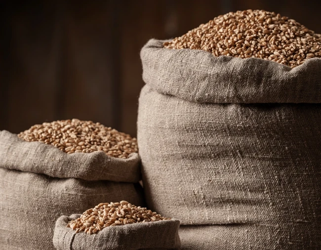 Bags of grain