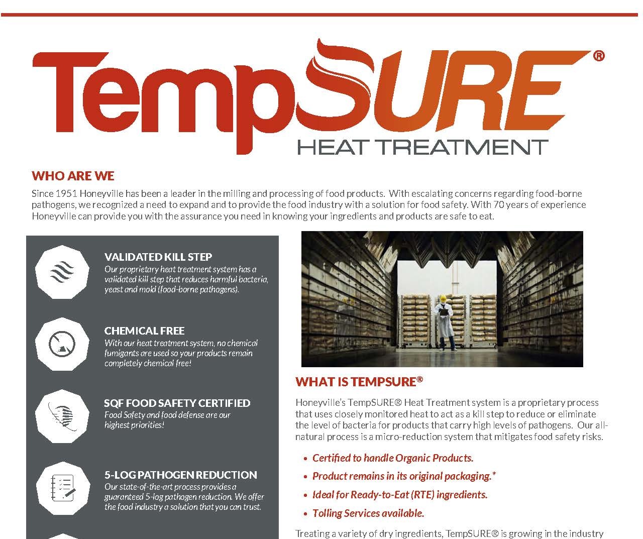 Honeyville Sell Sheet Tempsure Page 1 (1)