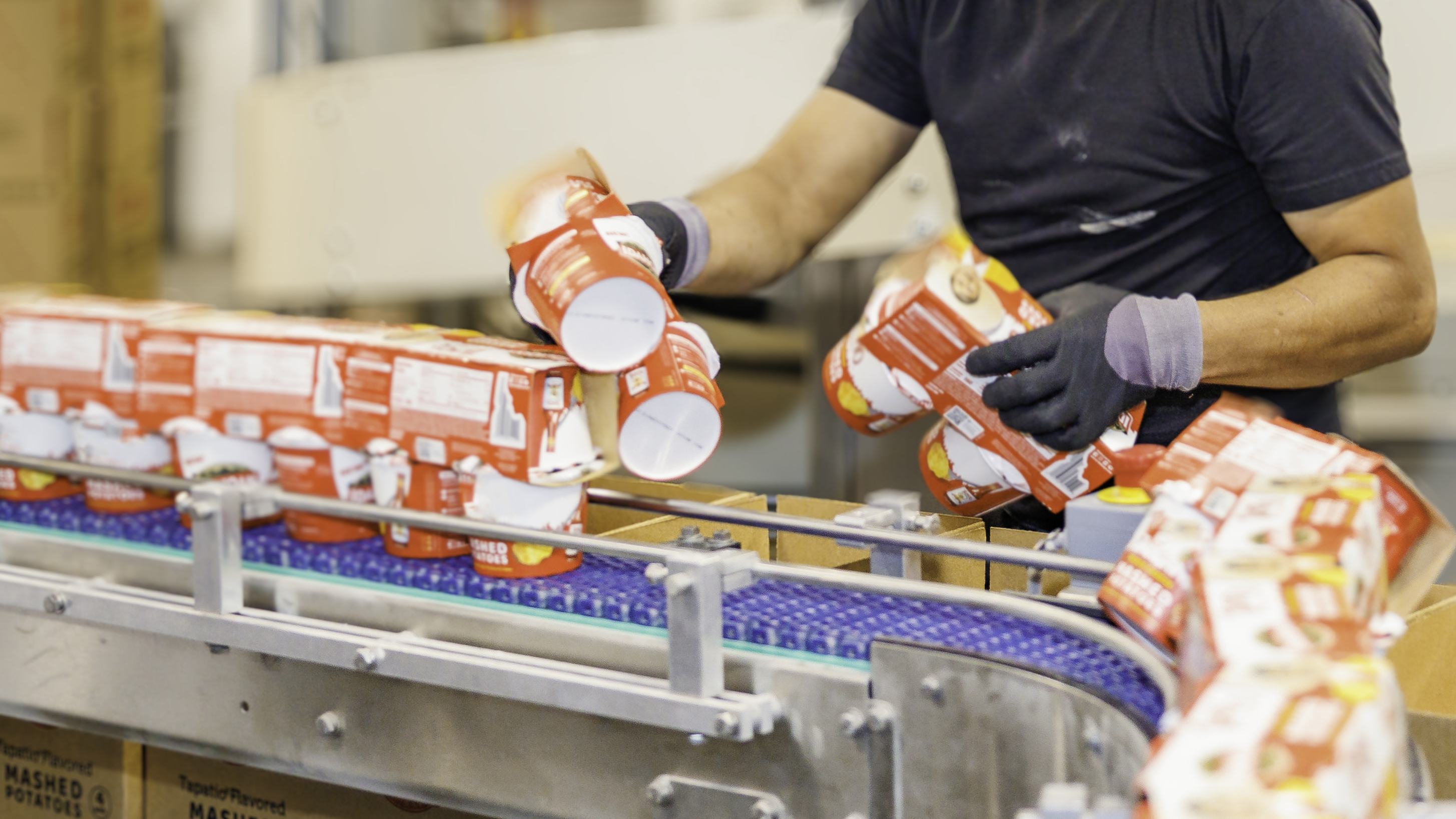 Cups On Assembly Line